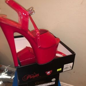 GLAM!!! Practically brand new pleaser heels!